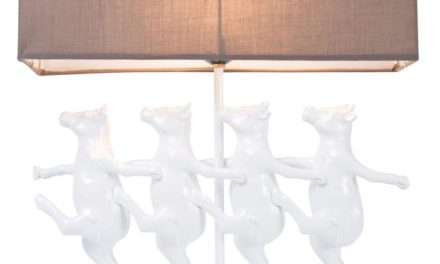 KARE DESIGN Bordlampe, Dancing Cows