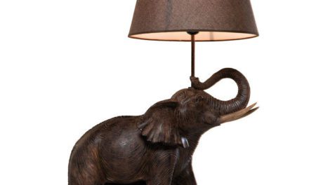 KARE DESIGN Bordlampe, Elephant Safari