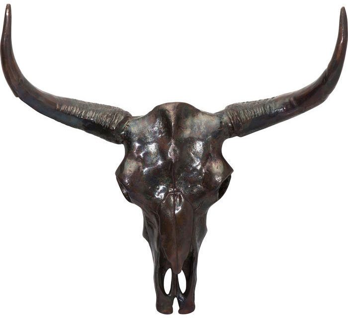 KARE DESIGN Vægskulptur, Antler Bull Mørk