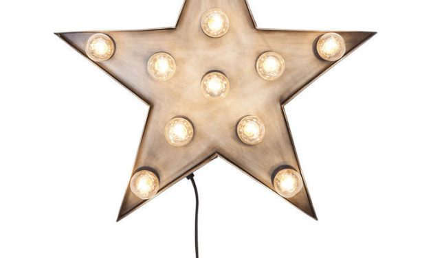 KARE DESIGN Lysskilt, Star 11-lite