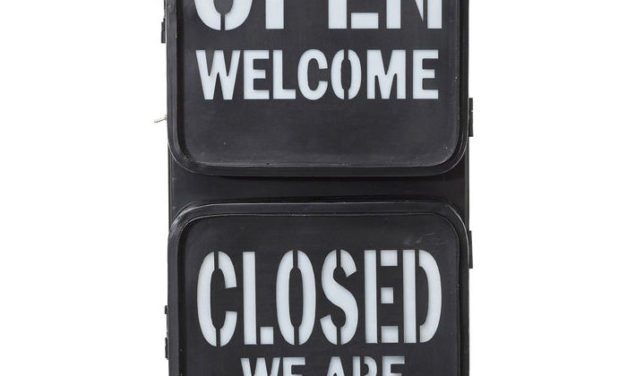 KARE DESIGN Lysskilt, Open-Closed LED