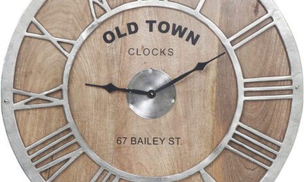 KARE DESIGN Vægur, Old Town Træ