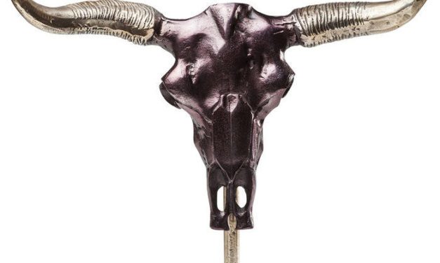 KARE DESIGN Skulptur, Antler Scull Horn Rosaguld