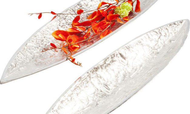 KARE DESIGN Skål, Fern Sølv (2/Sæt)