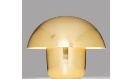 KARE DESIGN Bordlampe, Mushroom Messing