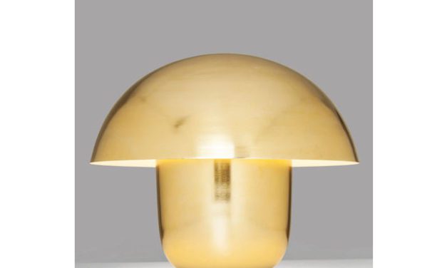 KARE DESIGN Bordlampe, Mushroom Messing