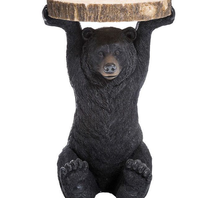 KARE DESIGN Sidebord, Animal Bear Ø40cm