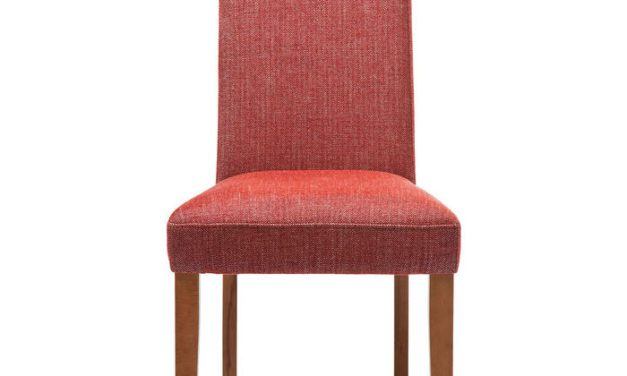 KARE DESIGN Stol, Padded Econo Slim Rhythm Carminrødt