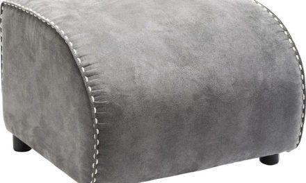 KARE DESIGN Skammel, Ritmo Vintage Grå