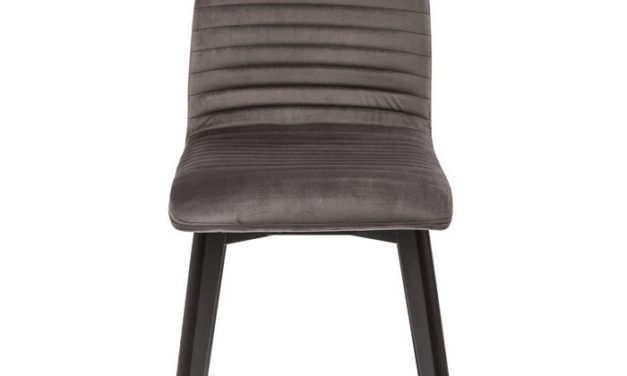 KARE DESIGN Stol, Lara Sølv fløjl