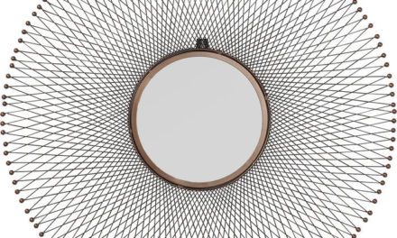 KARE DESIGN Spejl, Wire Coachella Ø85cm