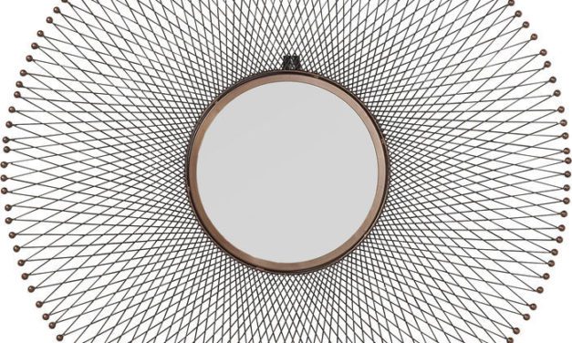 KARE DESIGN Spejl, Wire Coachella Ø85cm