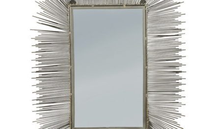 KARE DESIGN Spejl, Wire Radiation 80x60cm