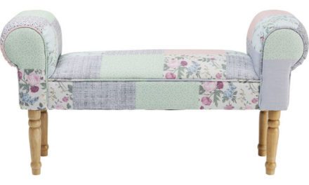 KARE DESIGN Bænk, Wing Patchwork Powder