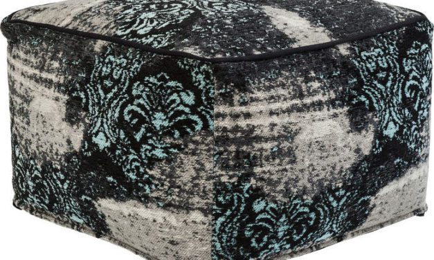 KARE DESIGN Puf, Kelim Ornament Turkis