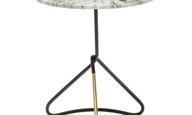 KARE DESIGN Marmor Sidebord, Doblado Ø42cm