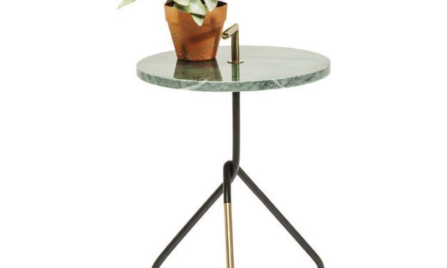 KARE DESIGN Sidebord, Doblado grøn Ø37cm