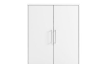 Prima lille skænk m. låger – Hvid