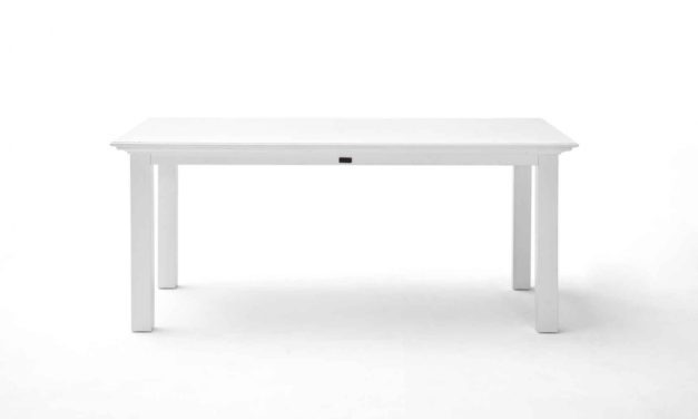 NOVASOLO Halifax spisebord – hvid (200×100)
