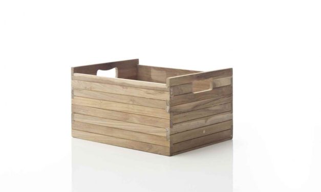 NOVASOLO Teak kasse, mellem