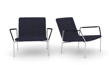 JENSENPLUS, Hoyo Loungestol – Blå stof Ingen Sort