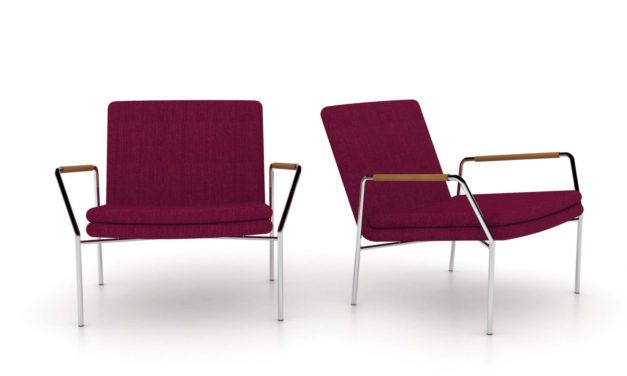 JENSENPLUS, Hoyo Loungestol – Rødt stof Rød Cognac