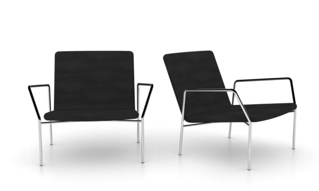 JENSENPLUS, Hoyo Loungestol – Sort læder Ingen Ingen