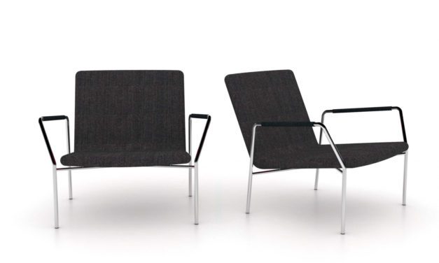 JENSENPLUS, Hoyo Loungestol – Antracitgrå stof Ingen Sort