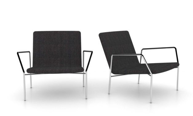 JENSENPLUS, Hoyo Loungestol – Antracitgrå stof Ingen Ingen