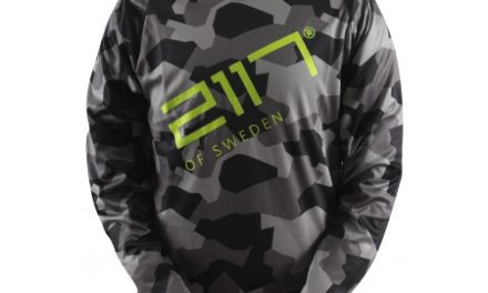 2117 OF SWEDEN Kisa – Langærmet cykeltrøje – Loose fit – Grå kamo