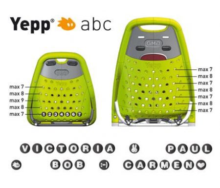 Abc og tal serie til Yepp barnestol