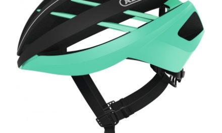 Abus Aventor – Cykelhjelm – Sort / celeste grøn