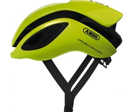 Abus GameChanger – Aero cykelhjelm – Neon gul