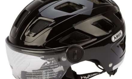 Abus Hyban+ cykelhjelm – Klart visir – Matsort