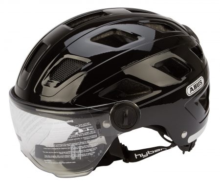 Abus Hyban+ cykelhjelm – Klart visir – Matsort