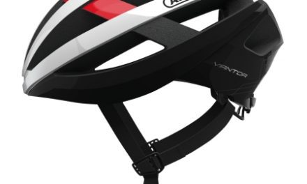 Abus Viantor – Cykelhjelm – Sort/hvid/rød