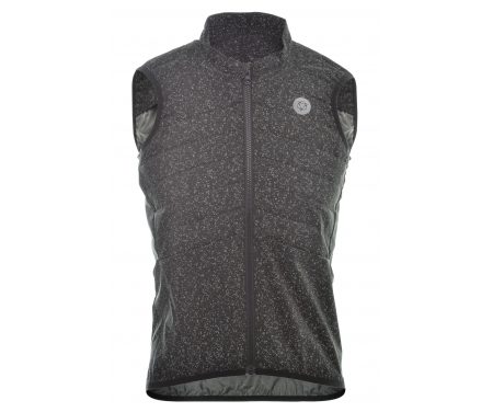 AGU Bodu Padded – Isoleret Cykelvest – Sort/Hi-Vis