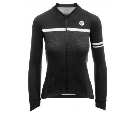 AGU Jersey LS Essential Blend – Dame cykeltrøje – Sort/Grå