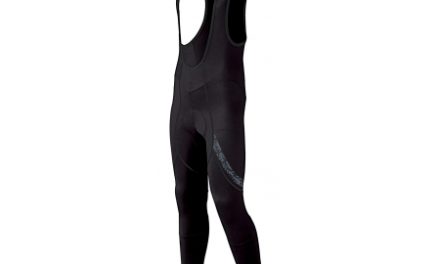 AGU Pro Light Winter Wind – Cykelbukser bibtights med pude – Herre – Sort