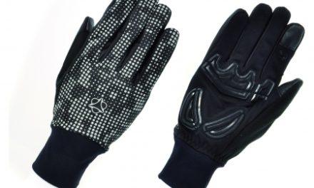 AGU Windproof II Hivis – Reflekterende cykelhandsker – Sort/Novatryk