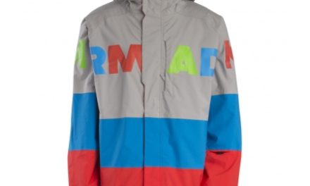 Armada Kelowna – Skijakke – Grå/blå/orange – Str. L