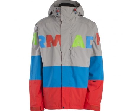 Armada Kelowna – Skijakke – Grå/blå/orange – Str. L