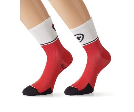 Assos exploitSocks_Evo7 – Cykelstrømper – Rød