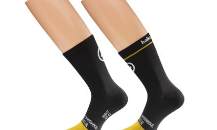 Assos HabuSock_EVO7 – Merino uldstrømper – Sort/gul