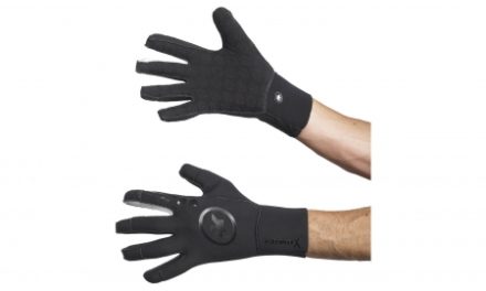Assos RainGlove_EVO7 – Cykelhandske – Lang – Sort/hvid