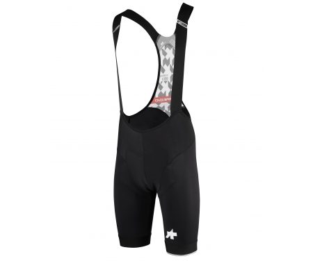Assos T Equipe Evo – Bibshorts med pude – Mand – Sort m. print