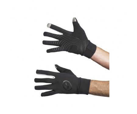 Assos TiburuGlove_EVO7 – Lang cykelhandske – Sort/hvid