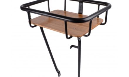 Atran Cargo Jumbo Basket – Forbagagebærer med træbund – Sort