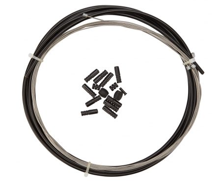 Atredo – Gearkabel – 4 mm – 1700mm/2100mm – Sort – Sæt til for- og bag