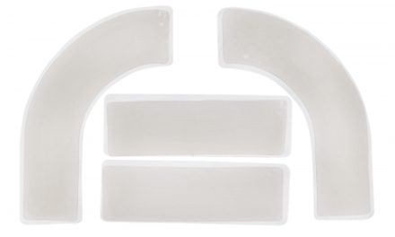 Atredo – Gel indlæg til styrbånd – Sæt med 4 pads – Transparent